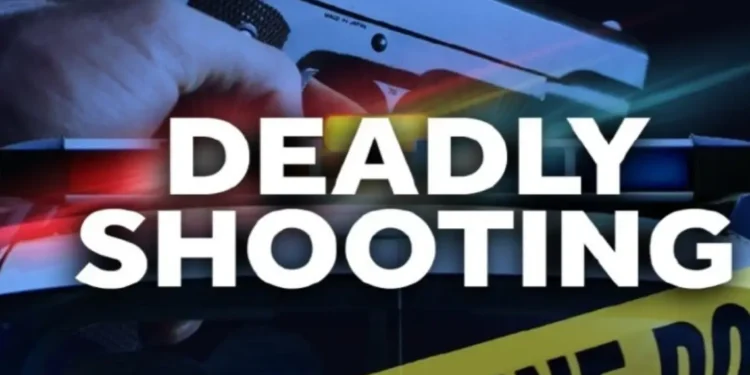Deadly shooting graphic with crime tape, used for Cap Estate shooting death of Brad Francis.