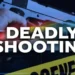 Deadly shooting graphic with crime tape, used for Cap Estate shooting death of Brad Francis.