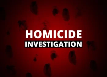 Homicide investigation graphic with fingerprints for Jacmel man shot dead case
