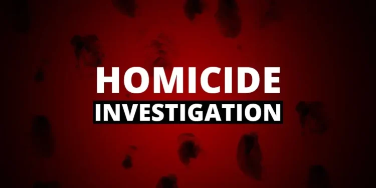 Homicide investigation graphic with fingerprints for Jacmel man shot dead case