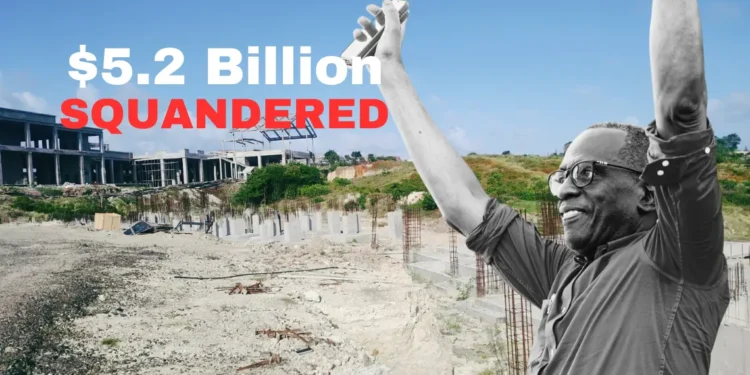 Defunct Galaxy Project site reflects Philip J Pierre wastage and $5.2B in lost public funds." Length