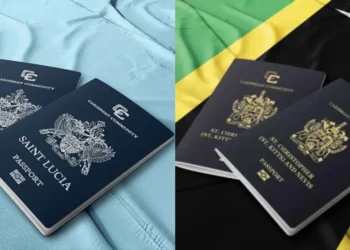 Saint Lucia and St. Kitts passports over national flags amid CBI fraud allegations