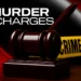 Gavel with crime scene tape in background, symbolizing Loic Augustin charged with murder in Marigot homicide case