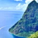 Best towns and resorts in St Lucia – view of Petit Piton from Soufriere