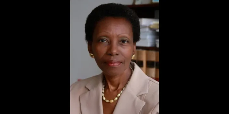 Mary Francis, human rights attorney in Saint Lucia, pictured in her office.
