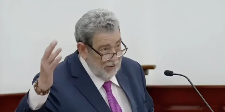 Ralph Gonsalves addresses parliament as he denies 352 citizenship grants in rebuttal published by St Vincent Times