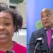 Assault on female journalist Eldrise Charles pictured with St Lucia Minister Ernest Hilaire during controversy