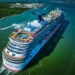 A Carnival Cruise Line ship sailing the Caribbean, as Carnival cuts Costa Maya visits in 2026 and boosts Mahogany Bay itineraries.
