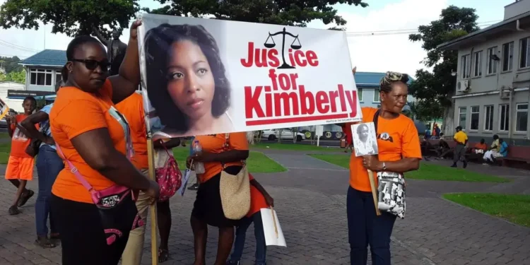 Protesters demand justice for Kimberly De Leon murder during public demonstration in Castries, St Lucia