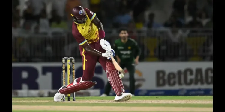 Jason Holder hits the winning shot in thrilling West Indies T20 victory over Pakistan in Florida