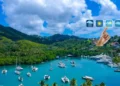 Photo of Rodney Bay Marina in St Lucia with partly cloudy skies, illustrating the St Lucia Weather August 29 2025 forecast.