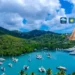Photo of Rodney Bay Marina in St Lucia with partly cloudy skies, illustrating the St Lucia Weather August 29 2025 forecast.