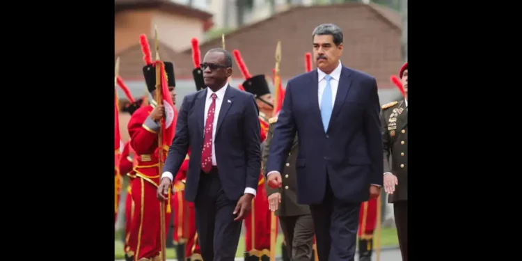 US reward for Nicolas Maduro arrest hits $50 million as he walks with Saint Lucia PM Philip J Pierre