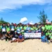 Volunteers gather at Yamacraw Beach for the Blue Lagoon Island coastal cleanup, marking 40 years of community action against marine debris.