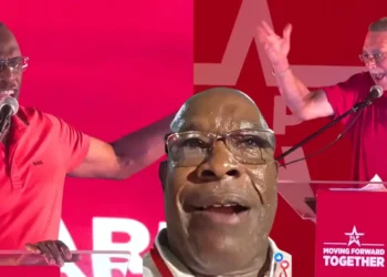 Philip J. Pierre, Richard Frederick, and Kenny Anthony featured in a political montage highlighting the El Kwapo-PJP combo in St Lucia politics.