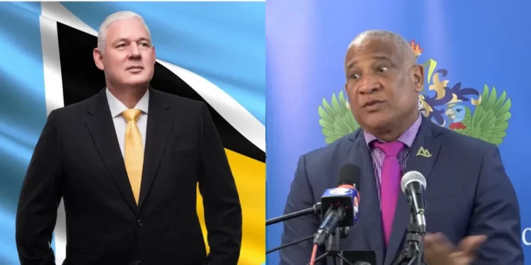 Allen Chastanet and Ernest Hilaire amid High Court ruling in Hilaire CIP Case.