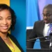 Side-by-side image: Marcella Johnson slams SLP over unmet Gros Islet promises, pictured alongside incumbent MP Kenson Casimir.