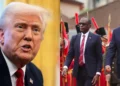 t Lucia’s prime minister pictured during diplomatic engagement amid rising US Venezuela tensions affecting regional relations.