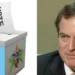 St Lucia election scandal image showing national ballot box beside foreign analyst.
