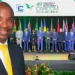 Stephen Fevrier overlay against CARICOM leaders highlighting a US policy shift in the Caribbean