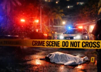 Illustration depicting police response after a second man shot dead in Palmiste Soufriere on Christmas eve.