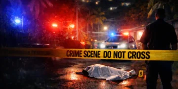 Illustration depicting police response after a second man shot dead in Palmiste Soufriere on Christmas eve.