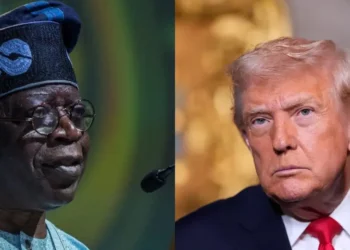 US President Donald Trump pictured alongside Nigeria’s leadership as reports confirm a US strike ISIS in northwest Nigeria