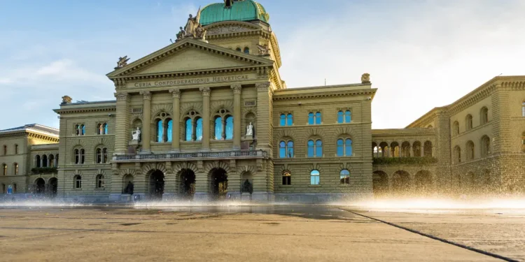 Switzerland freezes Maduro linked assets as the Swiss Federal Parliament building stands in Bern following government action