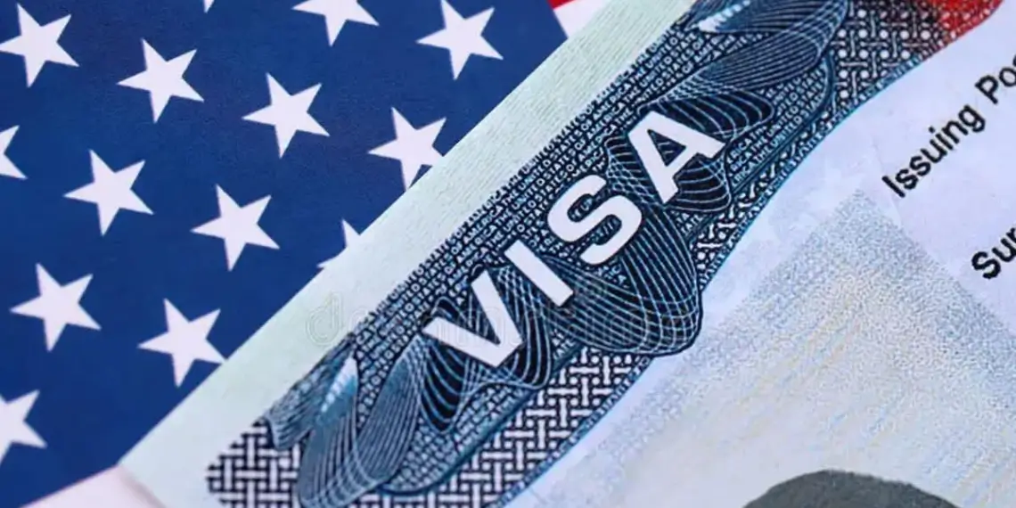 US visa bonds highlighted on a United States visitor visa document amid travel policy concerns