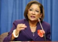 Prime Minister Kamla Persad-Bissessar speaking as Caribbean politicians tied to Maduro scandal face growing scrutiny