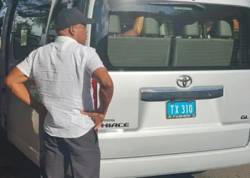 Licensed taxi driver in St Lucia as Uber in St Lucia enters the transport market