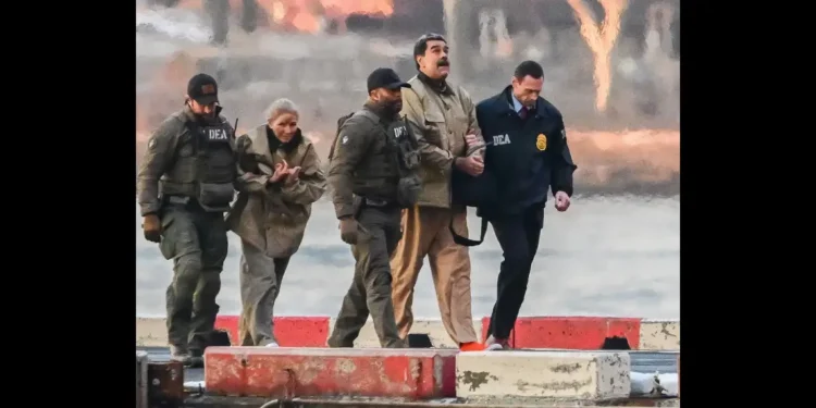 Maduro appears in New York court as U.S. agents escort the former Venezuelan leader into federal custody following drug trafficking charges