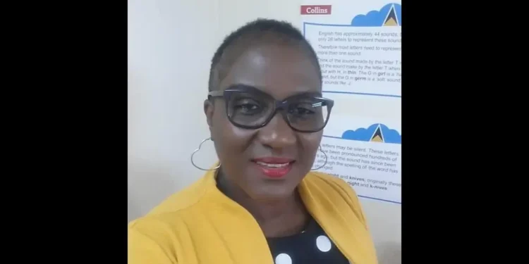 Zenith Edward dies on New Year’s Eve, pictured in a classroom where she served as a respected educator and literacy coach in St Lucia.