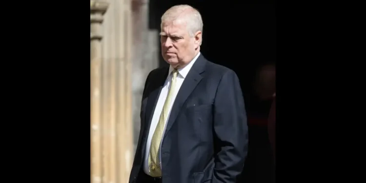 Prince Andrew arrested on suspicion of misconduct, pictured at Easter 2025 appearance with the Royal Family