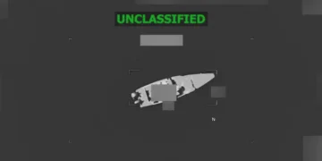 Unclassified aerial surveillance image released by SOUTHCOM showing vessel targeted in U.S. Strike Kills 3 maritime operation in the Caribbean.