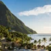Luxury resort at the Pitons in St Lucia as St Lucia courts global MICE planners through incentive travel