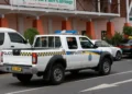 Police vehicle in Castries connected to the Man Charged in Castries Stabbing Death case