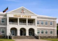 High Court of Justice building in Basseterre, St Kitts and Nevis, where ECCO Challenges CMO Regulations were heard