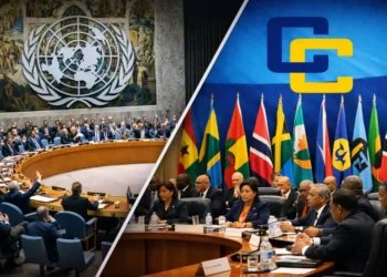 Featured image showing the UN Security Council and CARICOM leaders for “Have the UN and CARICOM Become Irrelevant.