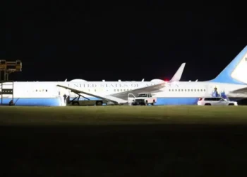 U.S. government aircraft arrives in Basseterre as Marco Rubio in St Kitts for the CARICOM 50th Summit.