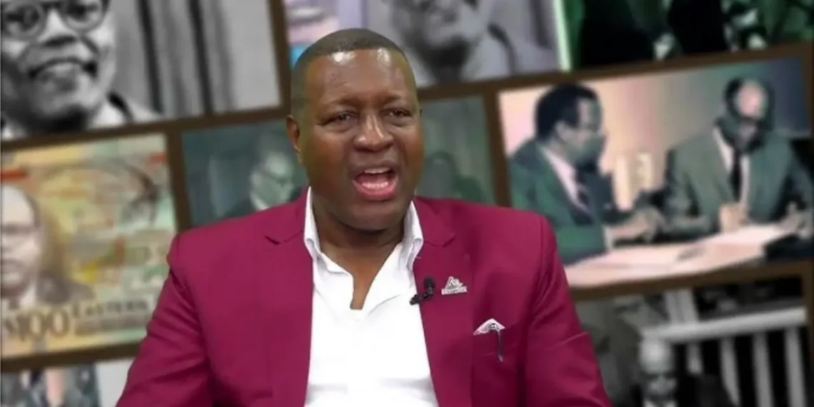 Dr Claudius Preville in a studio interview, as Britain Visa Policy St Lucia draws attention