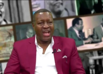 Dr Claudius Preville in a studio interview, as Britain Visa Policy St Lucia draws attention