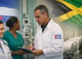 Cuban doctors working in a hospital as Jamaica ends Cuba medical programme