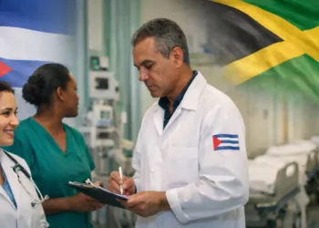 Cuban doctors working in a hospital as Jamaica ends Cuba medical programme