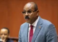 Prime Minister Gaston Browne speaking in Parliament ahead of Antigua Parliament Dissolution announcement