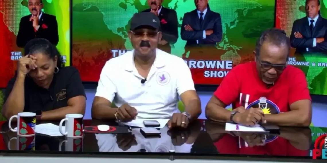 Prime Minister Gaston Browne speaks on the Browne and Browne Show about upcoming Antigua elections
