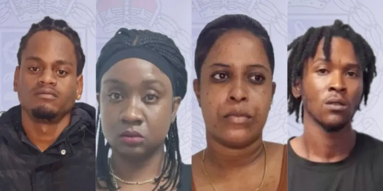 Four individuals charged in Gros Islet firearm bust after police recovered guns and ammunition near Pigeon Island