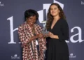 Martinique Tourism Authority team receives a Silver Adrian Award at the HSMAI ceremony in New York