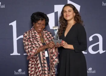 Martinique Tourism Authority team receives a Silver Adrian Award at the HSMAI ceremony in New York