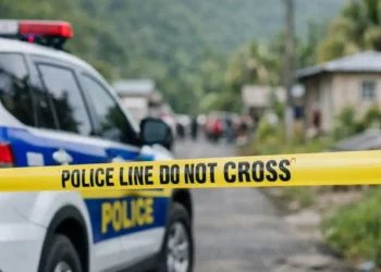 Illustrative police scene after Bexon victims identified in Sunday shooting